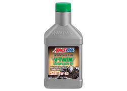 Plně syntetický motorový olej pro motocykly AMSOIL 15W-60 Synthetic V-Twin Motorcycle Oil 946 ml (1 quart)