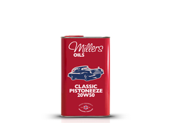 Špičkový minerální olej Millers Oils Classic Pistoneeze 20W-50 1l pro auto a moto veterány